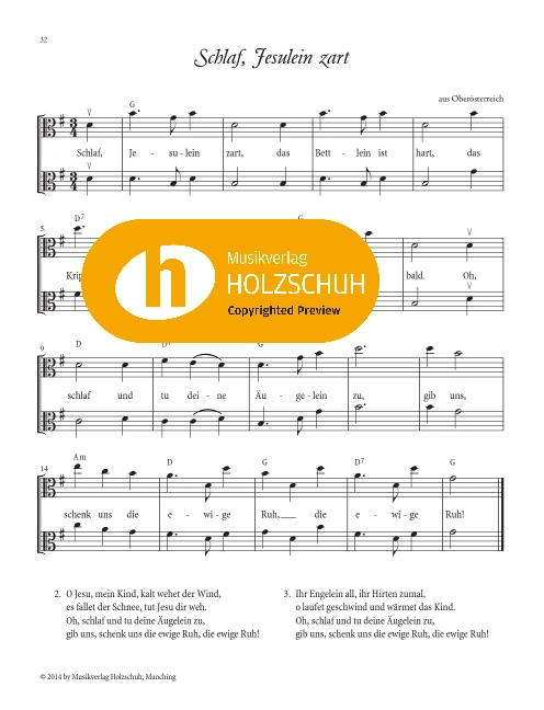 Schlaf, Jesulein zart